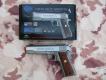 Colt 1911 Colt's MK IV Series' 70 Government .45 Silver Full Metal Co2 Blowback by Kwc per Cybergun